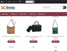 Tablet Screenshot of emperiaoutfitters.com